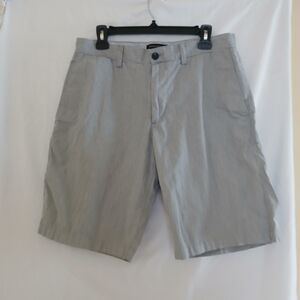 Banana Republic Striped Flat Front Slim-fit Shorts Size 32